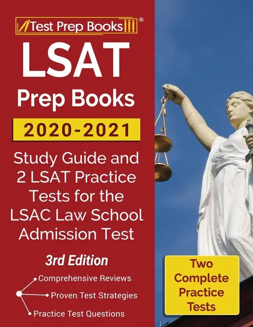 LSAT Prep Books 2020-2021: Study Guide and 2 LSAT Practice Tests for the LSAC Law School Admission Test [3rd Edition] - Paperback