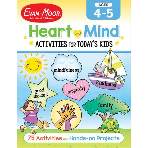 Heart and Mind Activities for Today's Kids Workbook, Age 4 - 5 - Paperback