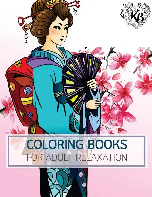 PRINCESS KIMONO Japan Dress Design Women Fashion Coloring Book: Anti stress Adults Coloring Book to Bring You Back to Calm & Mindfulness - Paperback