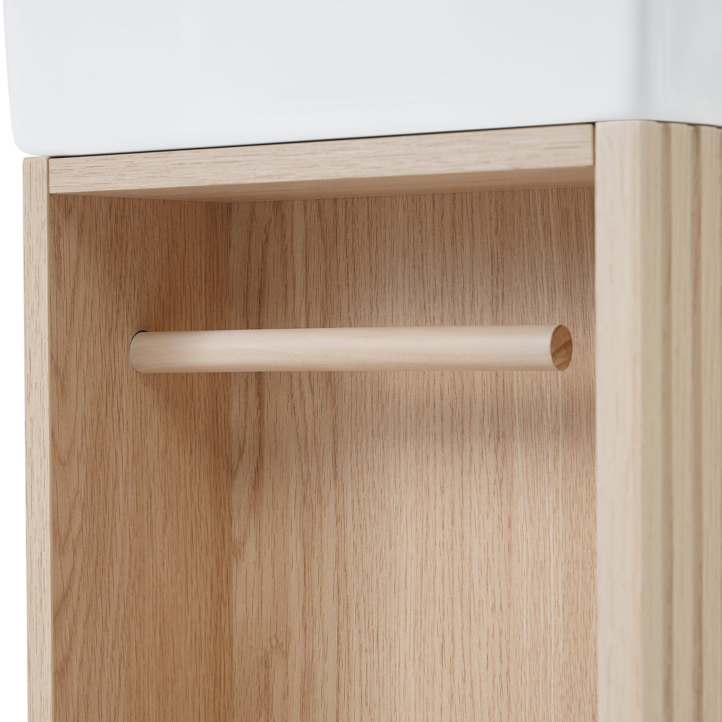 18.6' Bathroom Vanity with Sink, Bathroom Vanity Cabinet with Two-tier Shelf,...