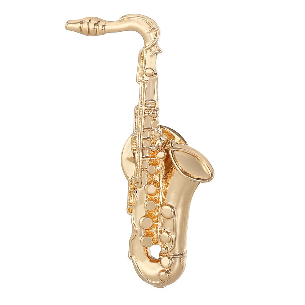 Note-shaped Personalized Music-themed Brooch