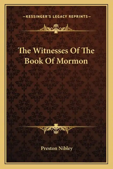The Witnesses of the Book of Mormon - Paperback