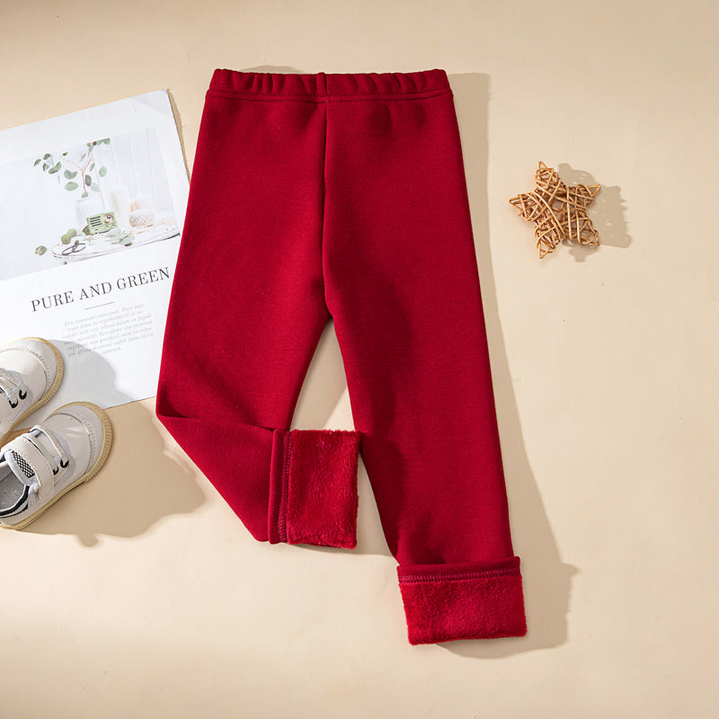 Fleece-lined Extra-thick Childrens Trousers