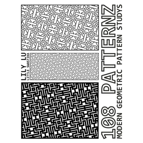 108 Patternz: Modern Geometric Pattern Studys - Paperback