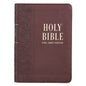 KJV Compact Large Print LL Brown - Leather