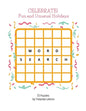 Celebrate! Fun and Unusual Holidays - Paperback