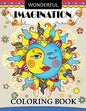 Wonderful Imagination coloring books: Adults Coloring Book Halloween, Doodle, Angel, Alien, circus and other Design - Paperback
