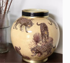 Yellow Orchid Fortune‑Bringing Vase – Treasure Basin Cornucopia