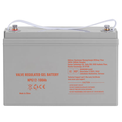 Deep Cycle AGM Battery 12V 100AH 800A RV Solar Marine