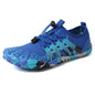 Men's Off-road Running Shoes, Lightweight Exercise Scattered Barefoot Shoes Non-slip Outdoor Walking Pumps