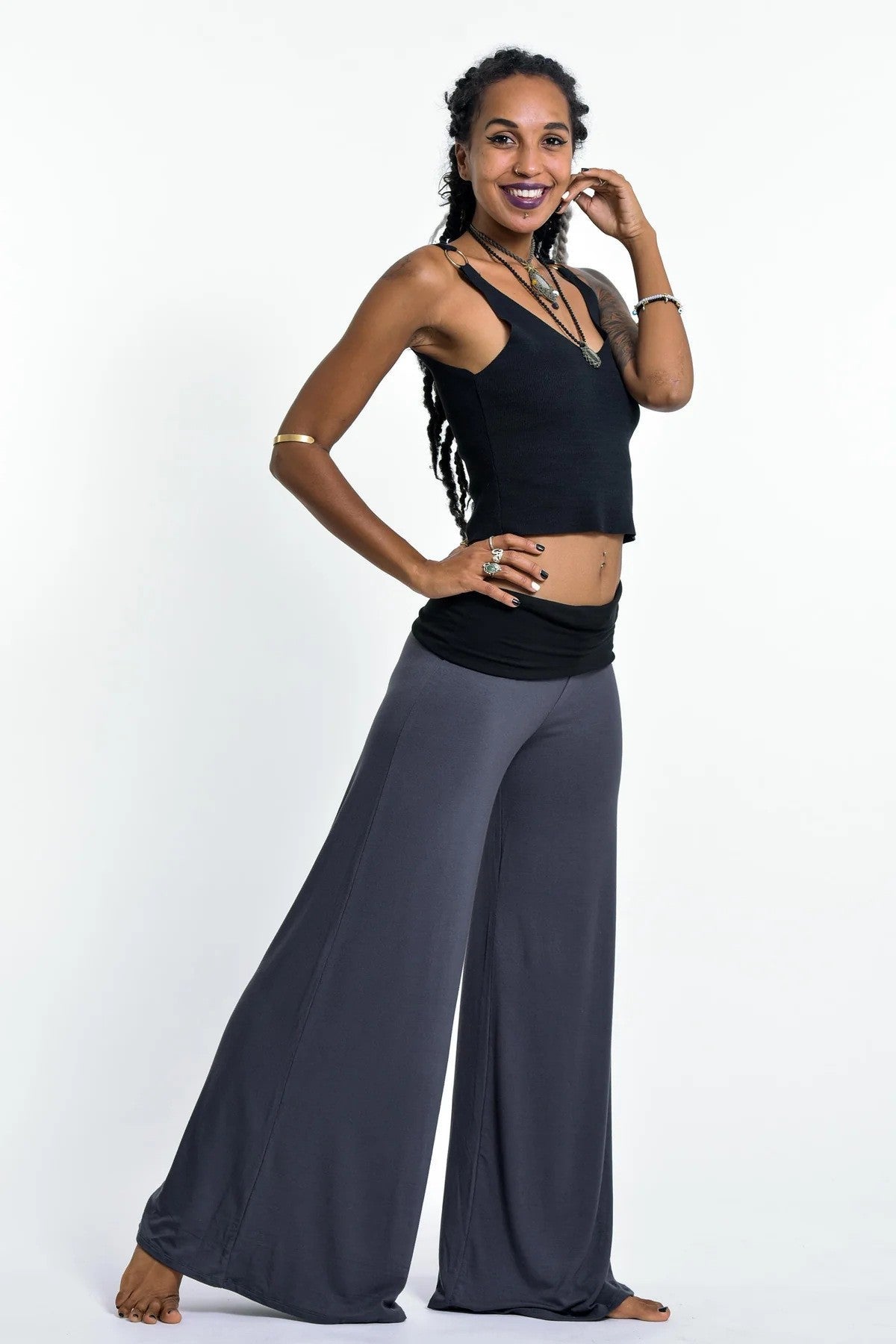 Womens Casual Wide-leg Pants For Sports And Leisure