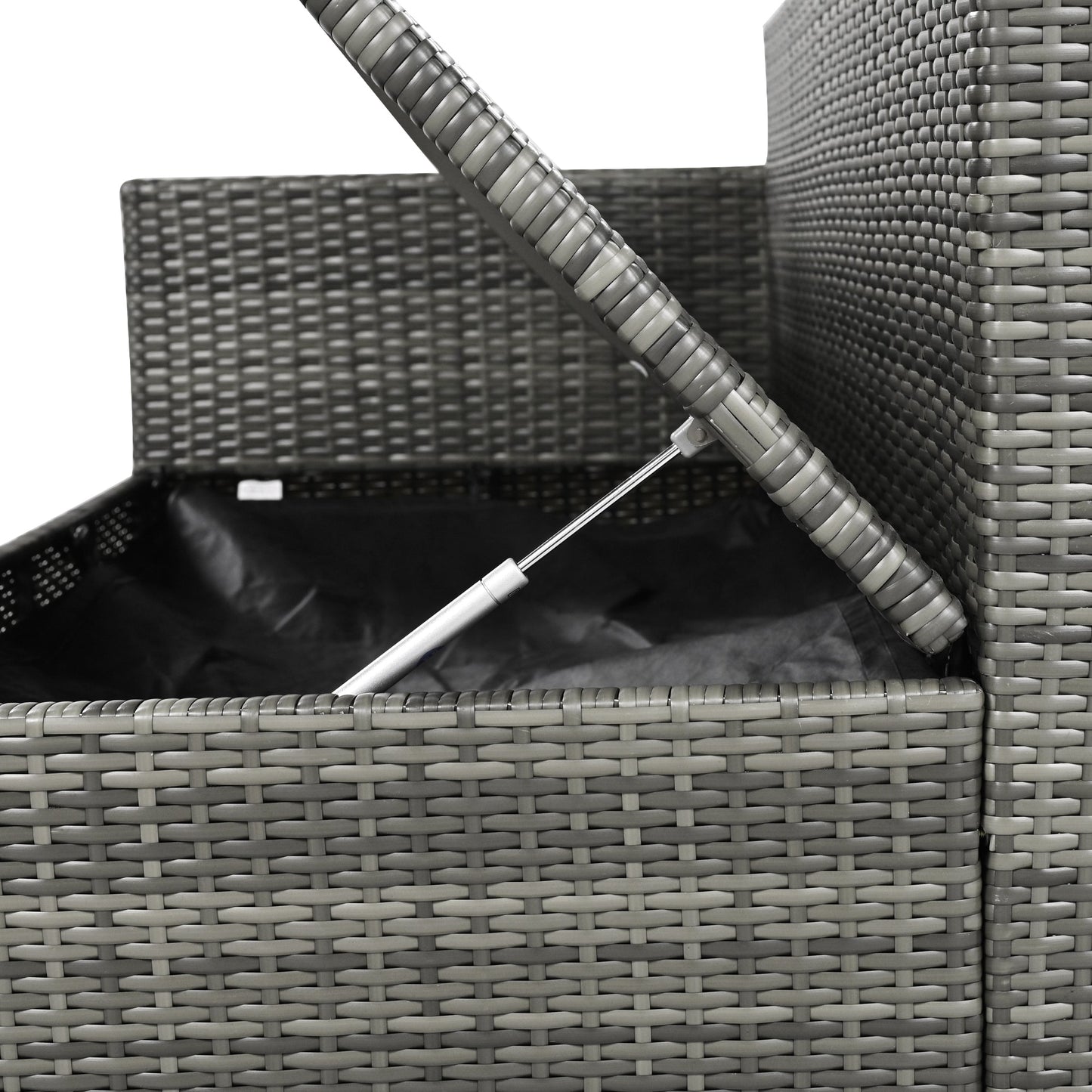 Outdoor 6-Piece All Weather PE Rattan Sofa Set, Garden Patio Wicker Sectional