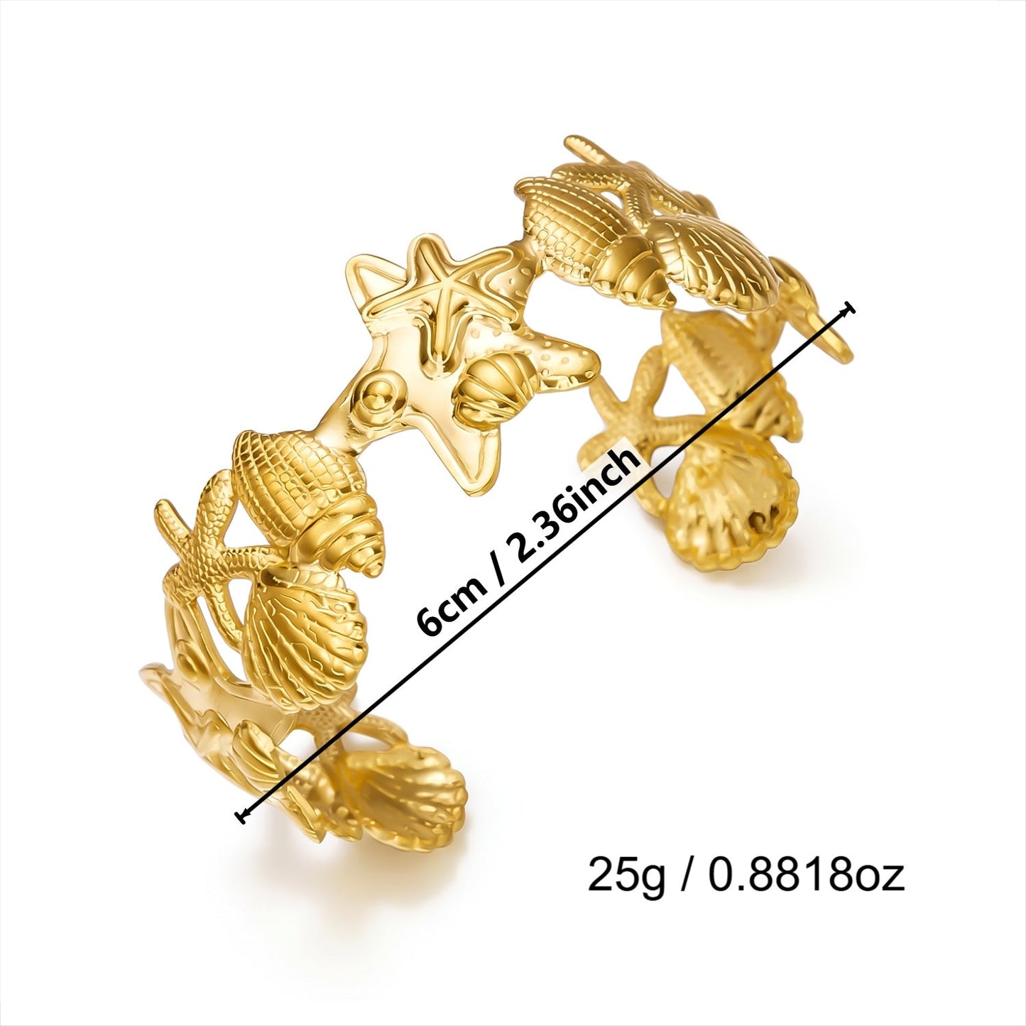 Casual Resort-style Ocean-themed Adjustable Bracelet