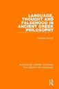 Language, Thought and Falsehood in Ancient Greek Philosophy - Paperback
