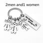 Stainless Steel Boy And Girl Keychain