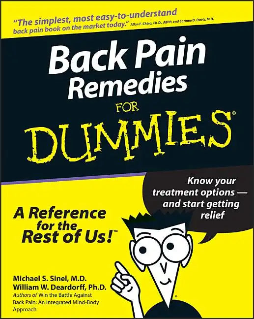 Back Pain Remedies for Dummies - Paperback