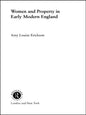 Women and Property: In Early Modern England - Paperback