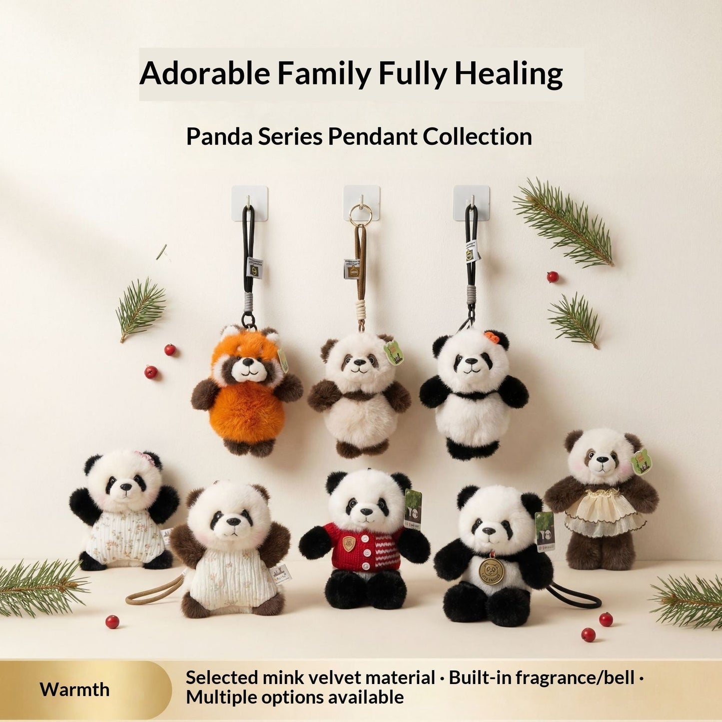 Plush Toy Pendant Panda