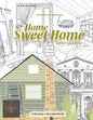 Relaxing coloring book Home Sweet Home. Home and Interior Adult coloring: Adult coloring book Home & Architecture - Paperback
