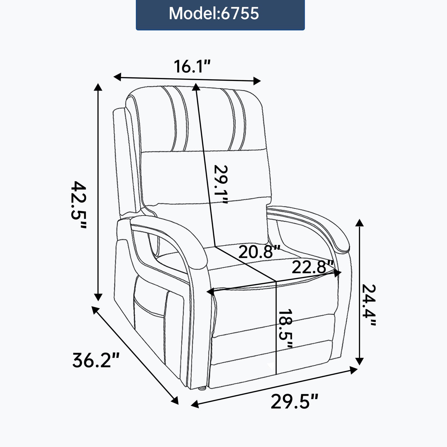 Lift Recliner Chair Power Chenille Beige Heat Massage 350lb
