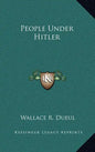 People Under Hitler - Hardcover