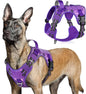 No Pull Tactical Dog Harness Molle Vest Adjustable Medium Large Dogs