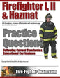 Firefighter I, II and Hazmat Practice Questions - Paperback