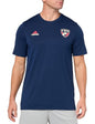 adidas Mens Size Short Sleeve Pre-Game T-Shirt Team Navy Blue/Fc Dallas XX-Large Tall