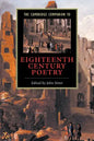 The Cambridge Companion to Eighteenth-Century Poetry - Paperback