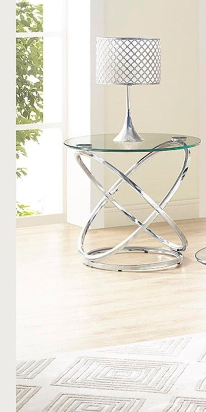 Cocktail Table Set - Chrome