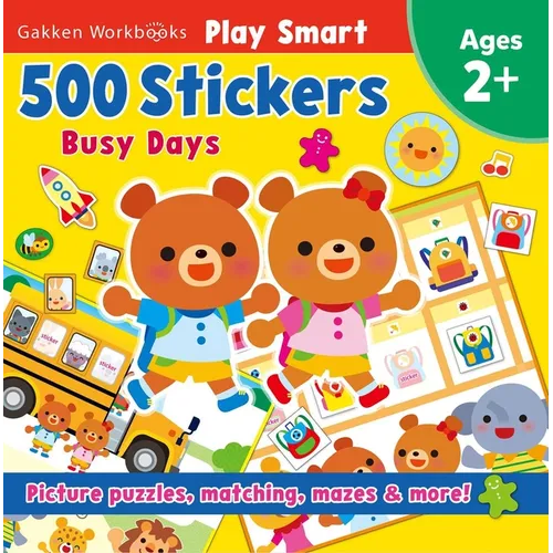 Play Smart 500 Stickers Busy Days - Paperback