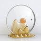 Light Luxury Pot Cover Shelf Table Support