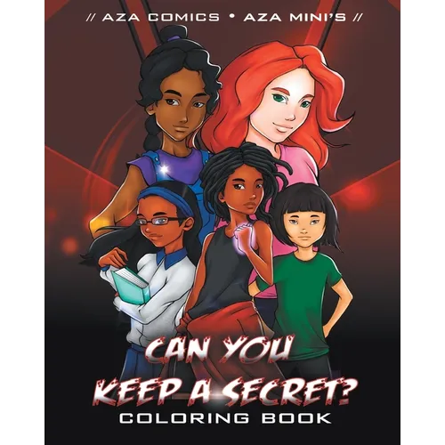 Aza Comics Can You Keep A Secret? Coloring Book - Paperback