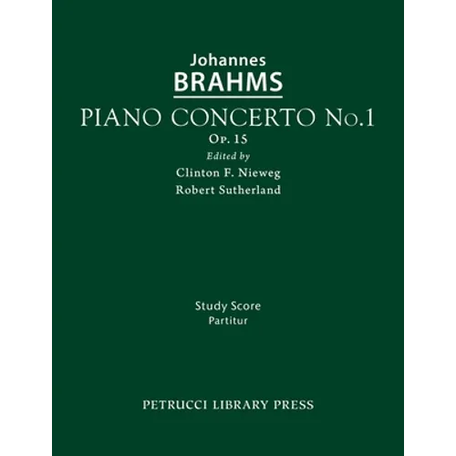 Piano Concerto No.1, Op.15: Study score - Paperback