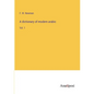 A dictionary of modern arabic: Vol. 1 - Paperback