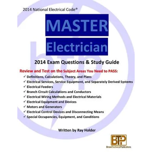 2014 Master Electrician Exam Questions and Study Guide - Paperback