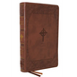 Nabre, New American Bible, Revised Edition, Catholic Bible, Large Print Edition, Leathersoft, Brown, Comfort Print: Holy Bible - Imitation Leather