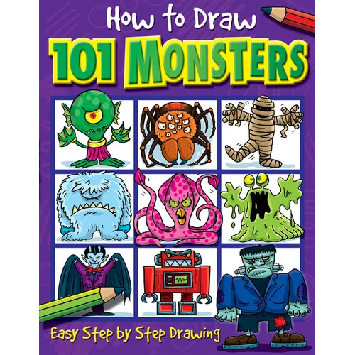 How to Draw 101 Monsters - Paperback