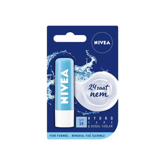 Nivea Lip Stick Hydro Care SPF15 - 24 Hour Moisturizing Lip Care with Sun Protection