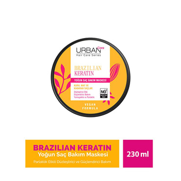 Urban Care Keratin Hair Care Mask - Intensive Nourishment, Vegan, Dermatologically Tested