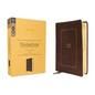 Kjv, Thompson Chain-Reference Bible, Large Print, Leathersoft, Brown, Red Letter, Comfort Print - Imitation Leather
