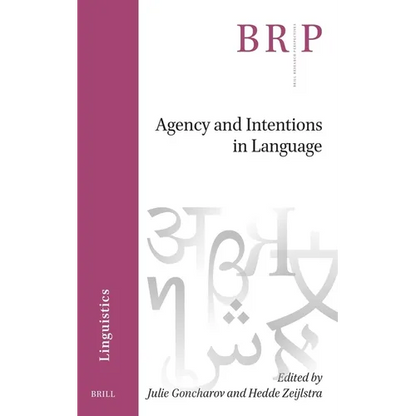 Agency and Intentions in Language - Paperback