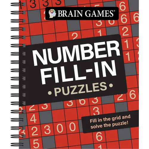 Brain Games - Number Fill-In Puzzles - Spiral