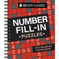 Brain Games - Number Fill-In Puzzles - Spiral