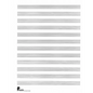 Musipack 3 Ring Filler No. 1 - 12-Stave Manuscript Paper Passantino Music Staff Paper 96 Pages - Paperback