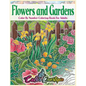 Flowers and Gardens Color By Number Coloring Book for Adults: Large Print Beautiful Countryside Blooms For Relaxation - Paperback