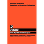 University of Chicago Readings in Western Civilization, Volume 2: Rome: Late Republic and Principate Volume 2 - Paperback