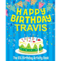 Happy Birthday Travis - The Big Birthday Activity Book: Personalized Children's Activity Book - Paperback