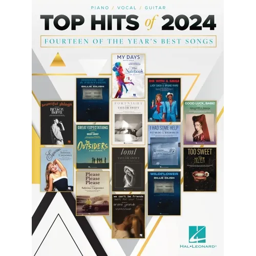 Top Hits of 2024 - Arranged for Piano/Vocal/Guitar - Paperback