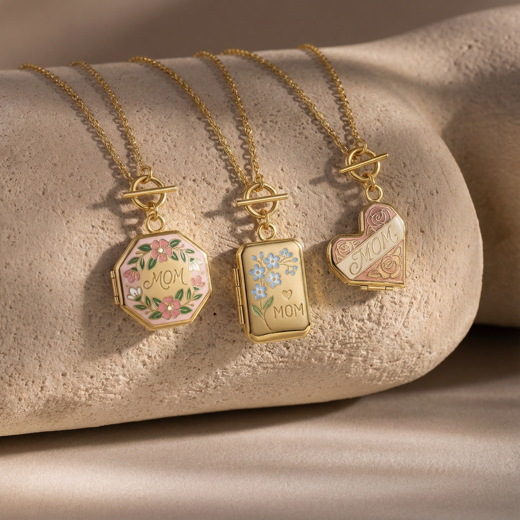 Heart-shaped Pendant Openable Necklace
